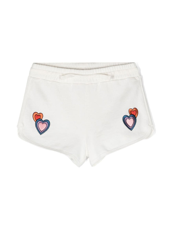 Bermuda bianca per bambina TU6G09Z0499 101 Stella McCartney Kids 