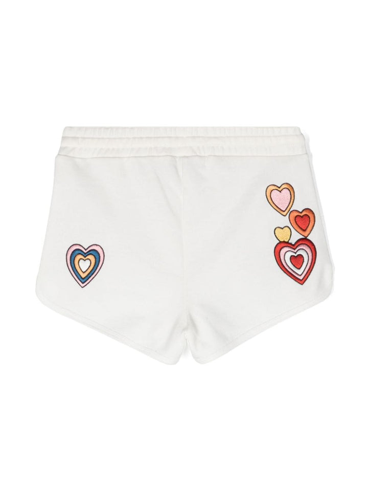 Bermuda bianca per bambina TU6G09Z0499 101 Stella McCartney Kids 