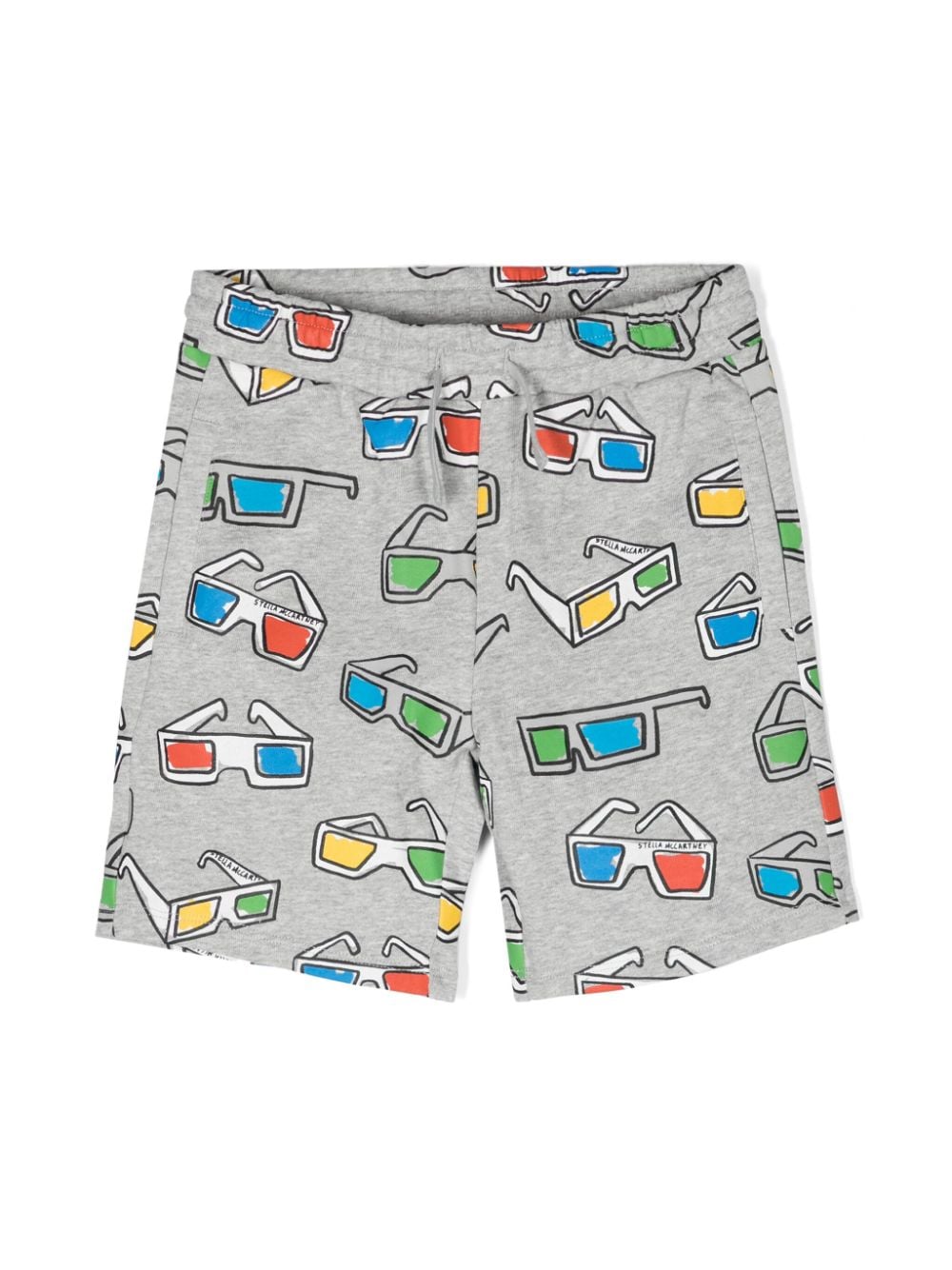 Bermuda grigia per bambino con stampa TU6P19Z1729 807MC Stella McCartney Kids 