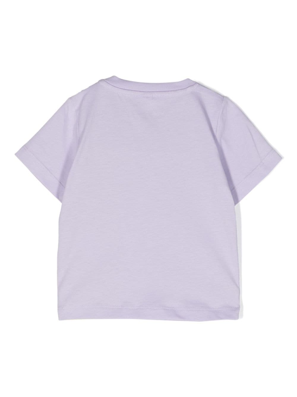 T-shirt viola per neonata con stampa TU8061Z0434 572 Stella McCartney Kids 