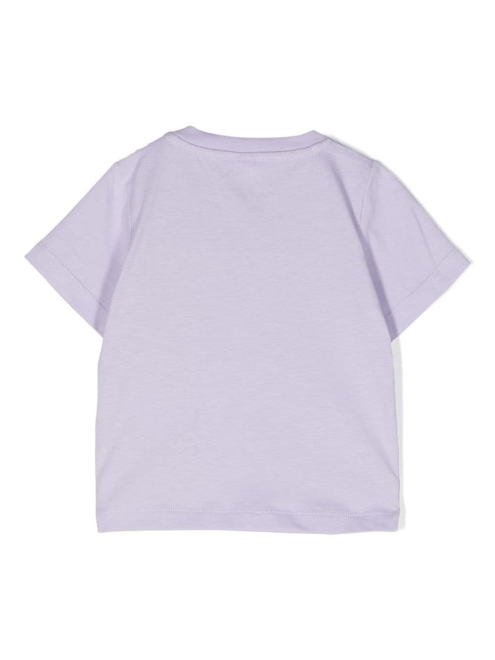T-shirt viola per neonata con stampa TU8061Z0434 572 Stella McCartney Kids 