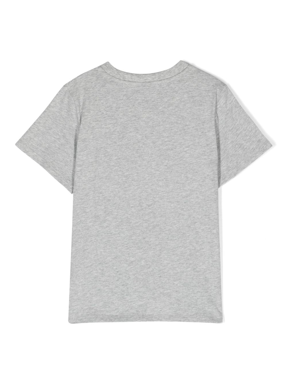 T-shirt grigia per bambino con stampa TU8P21Z0434 807 Stella McCartney Kids 