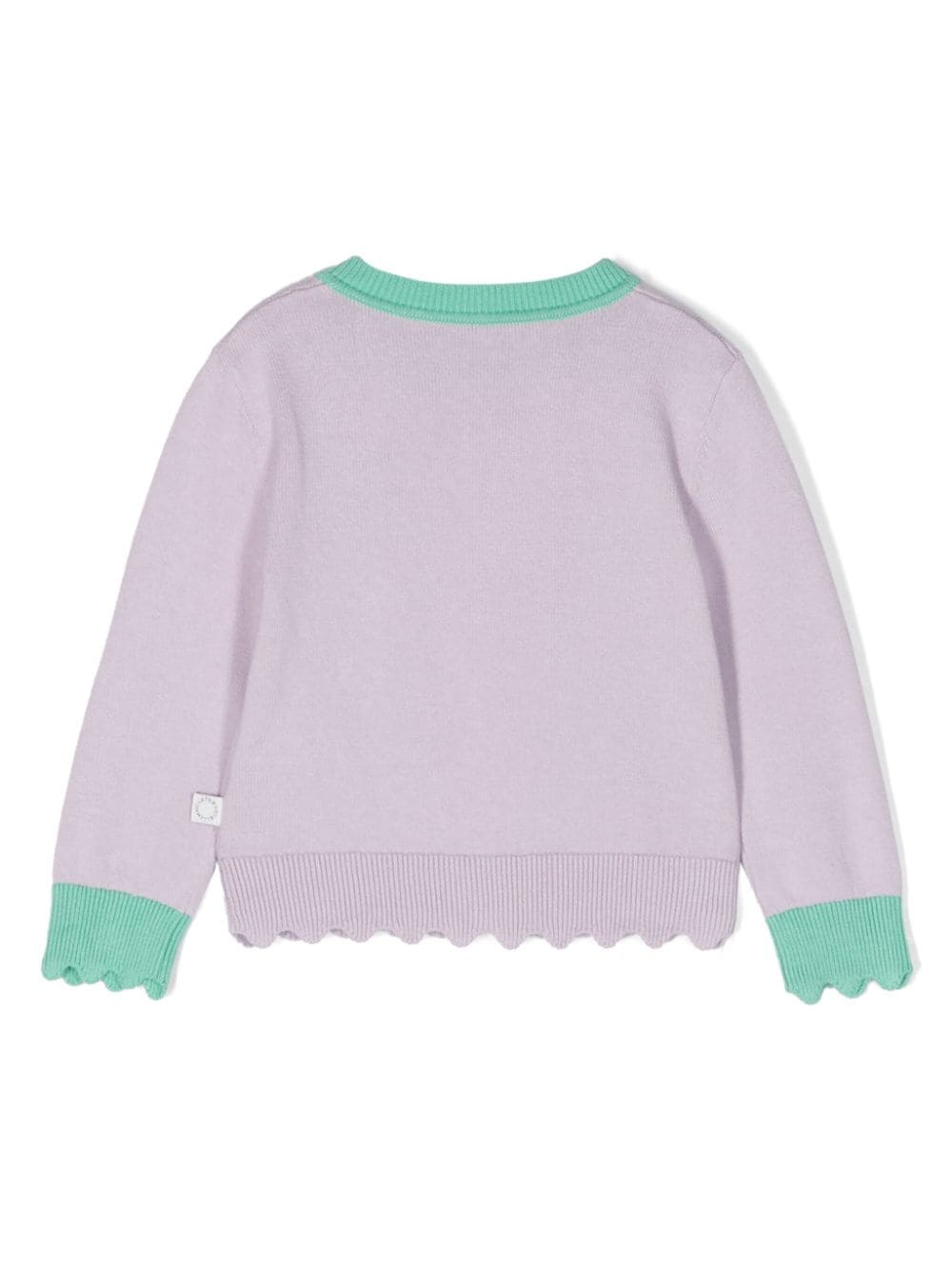 Cardigan lila per neonata TU9010Z1841 572 Stella McCartney Kids 