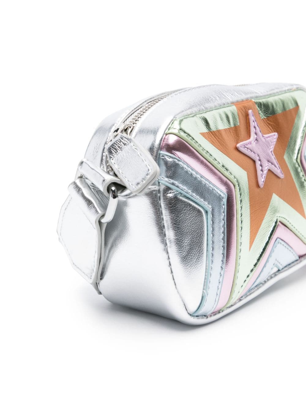 Silver bag for children with star