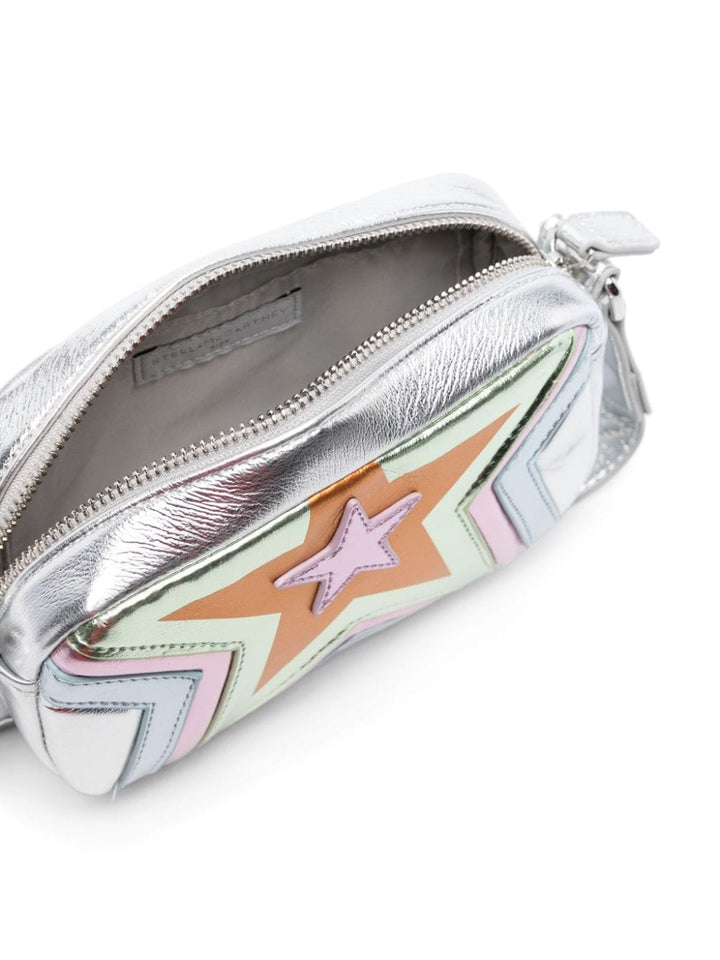 Silver bag for children with star