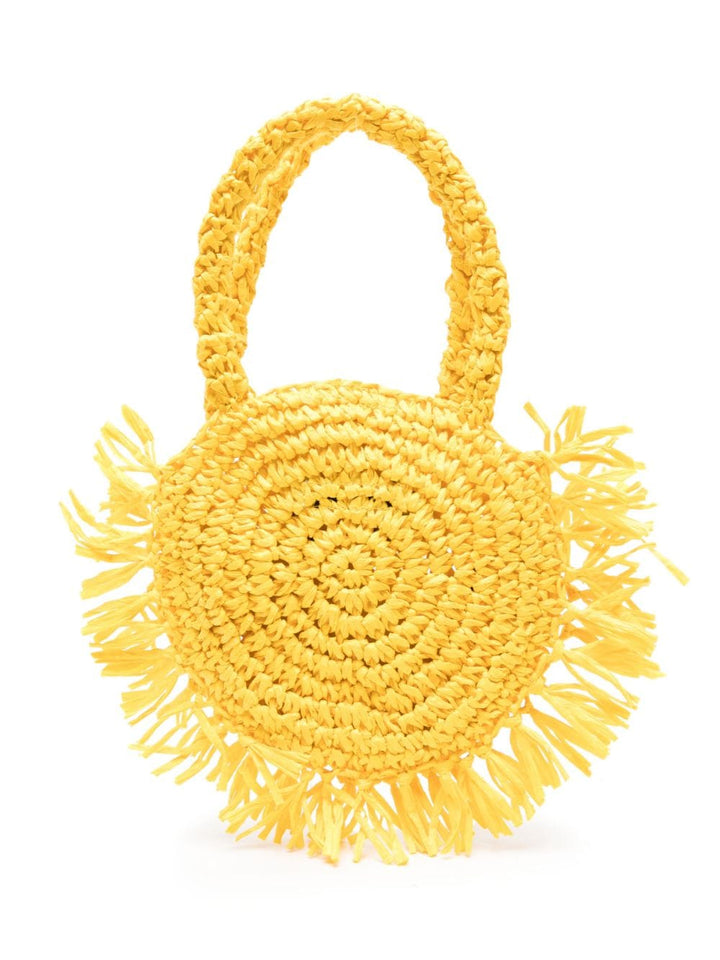 Yellow sun-shaped bag for girls