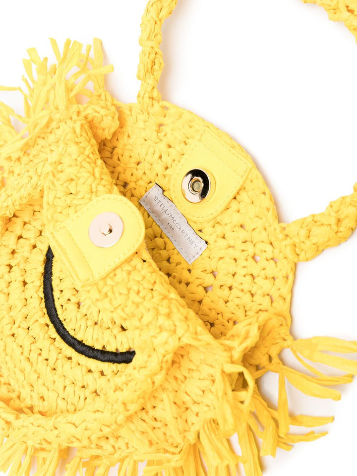 Yellow sun-shaped bag for girls
