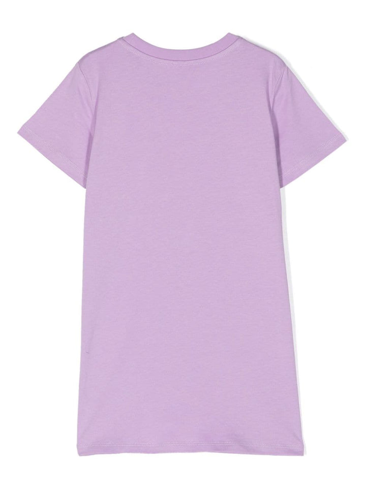 Purple dress for girls with stars