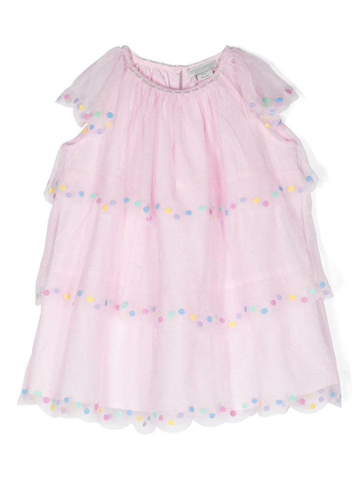 Pink tulle dress for girls