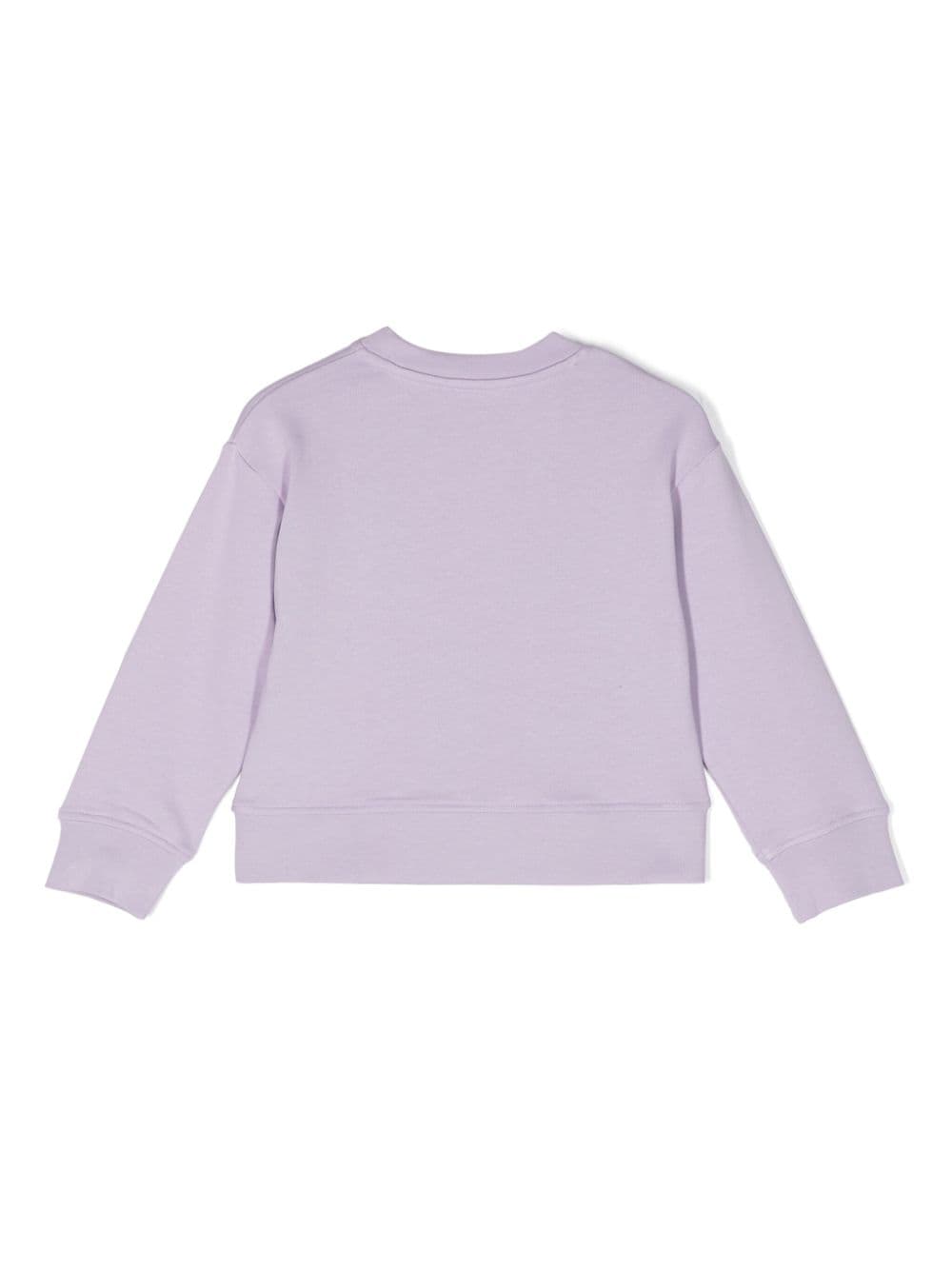 Lilac sweatshirt for girls with print