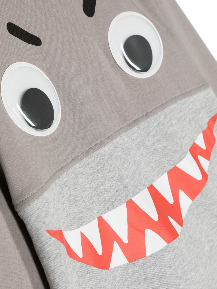 Gray sweatshirt for boys with print