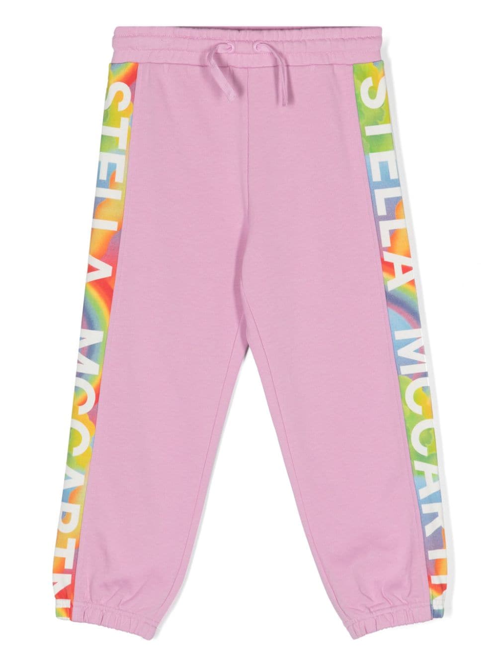 Bubblegum red sports trousers for girls