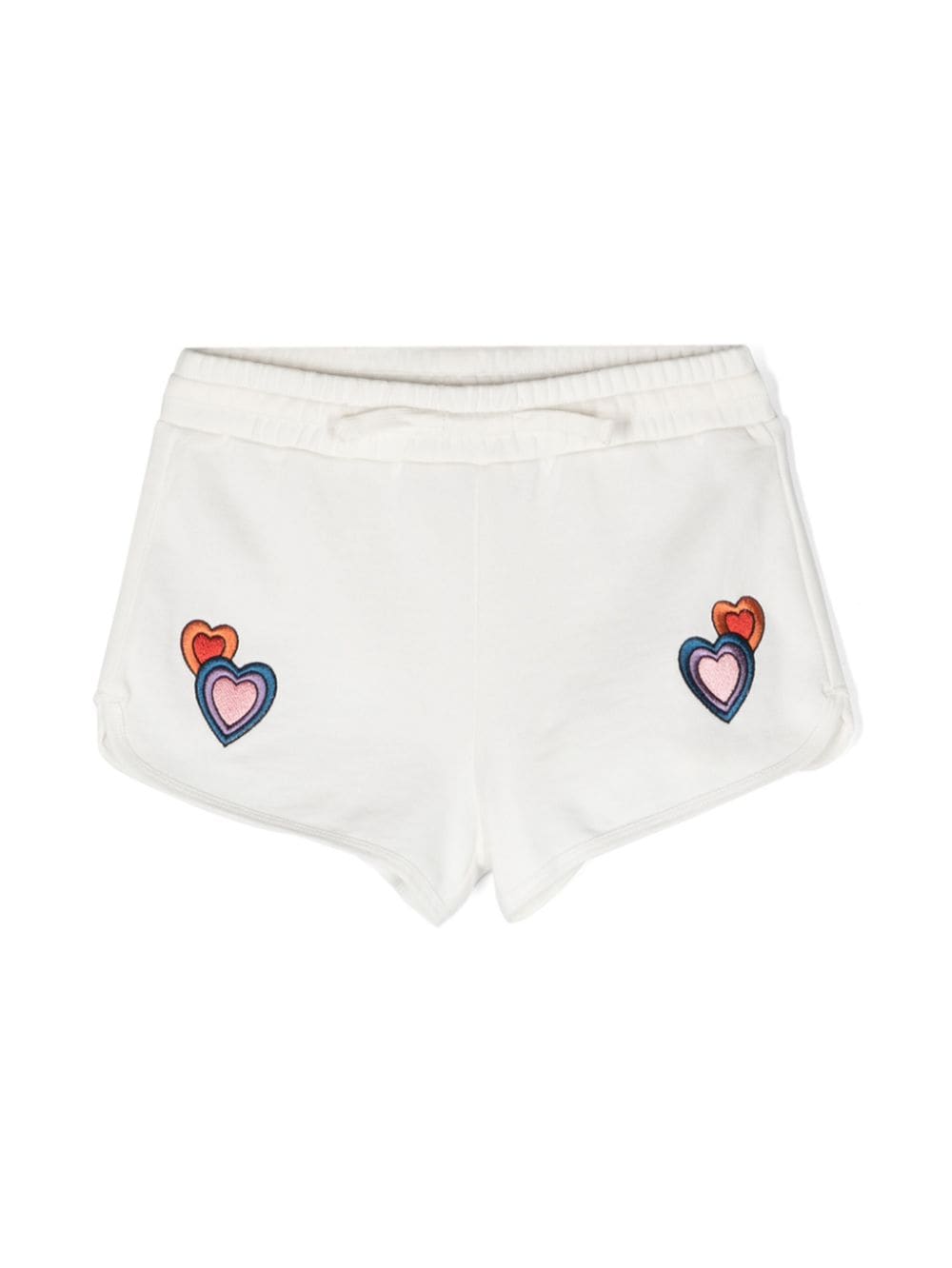 White Bermuda shorts for girls