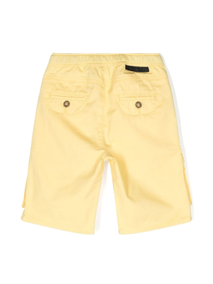 Yellow Bermuda shorts for children