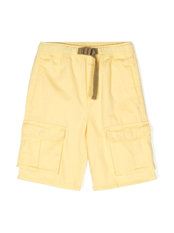 Yellow Bermuda shorts for children