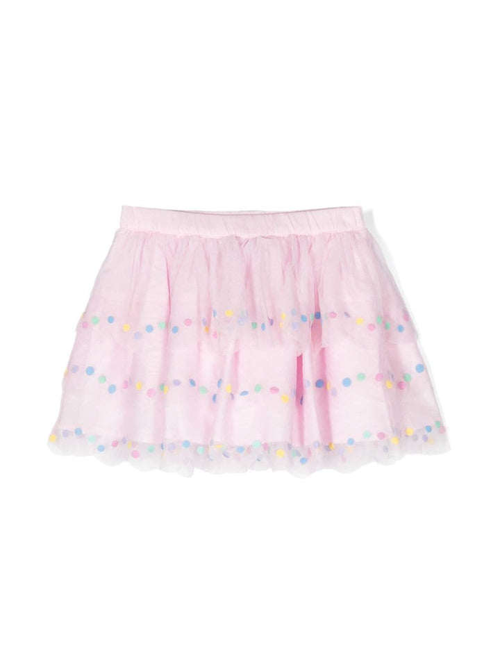 Pink tulle skirt for girls