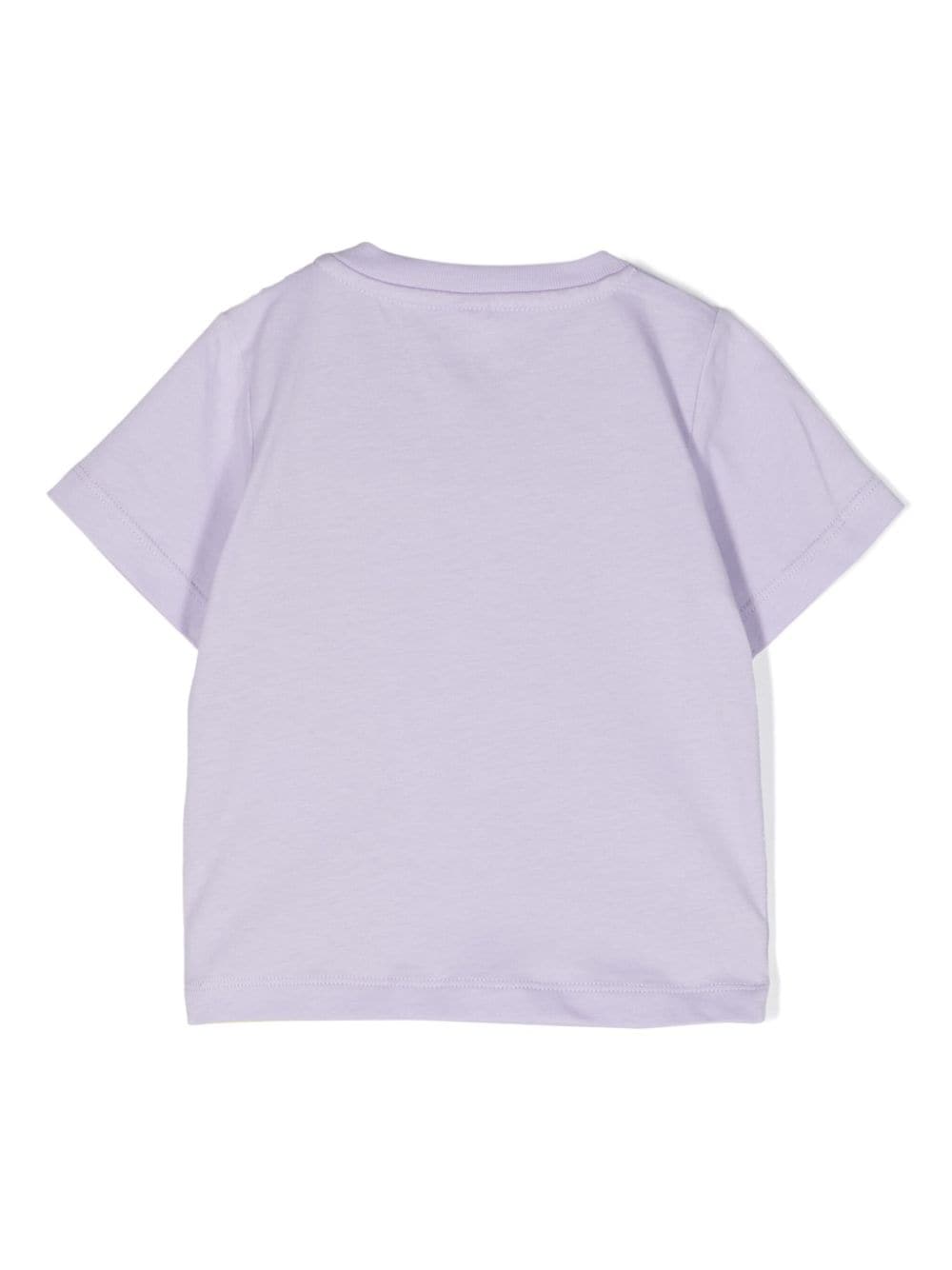 Purple baby girl t-shirt with print