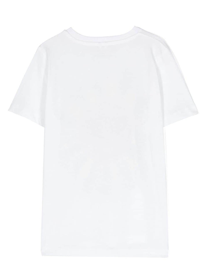 T-shirt bianca per bambini con stampa