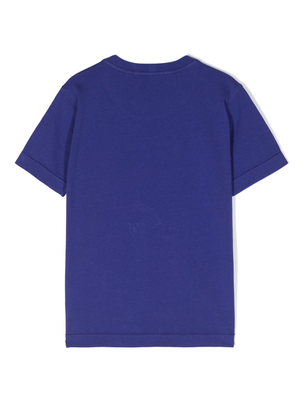 T-shirt bluette per bambino con logo 801620147 V0022 Stone Island Kids 
