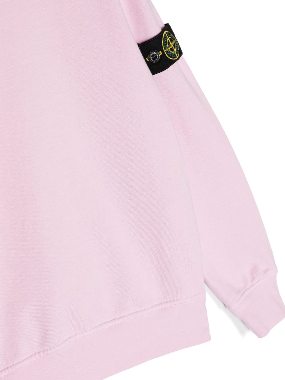 Pink sweatshirt for boys with logo