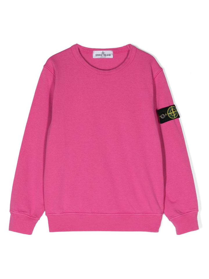 Cyclamen sweatshirt for boys with logo