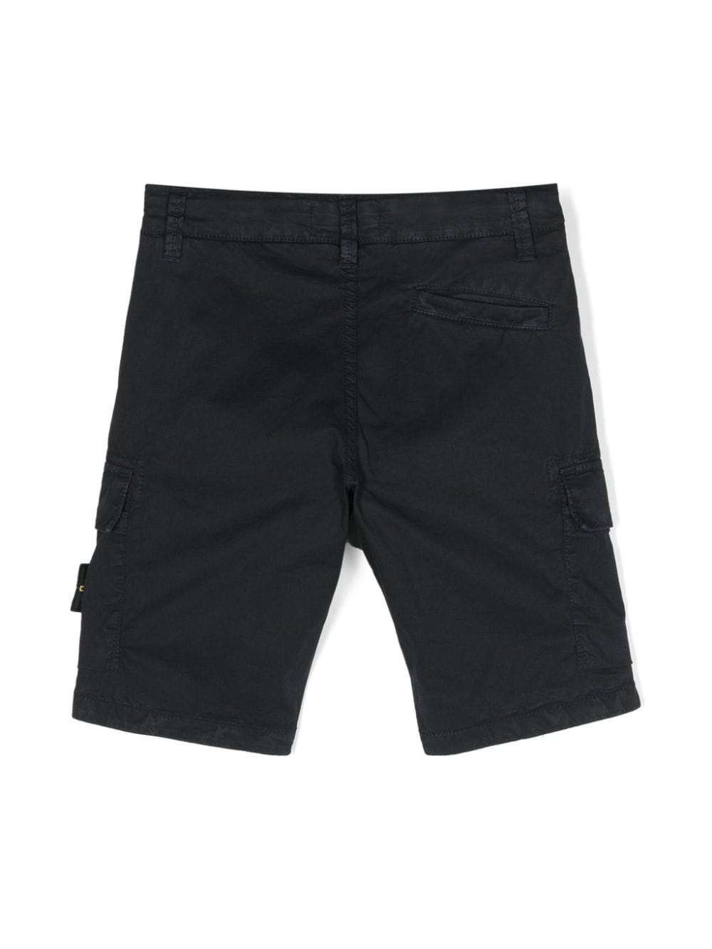 Blue Bermuda shorts for boys with logo