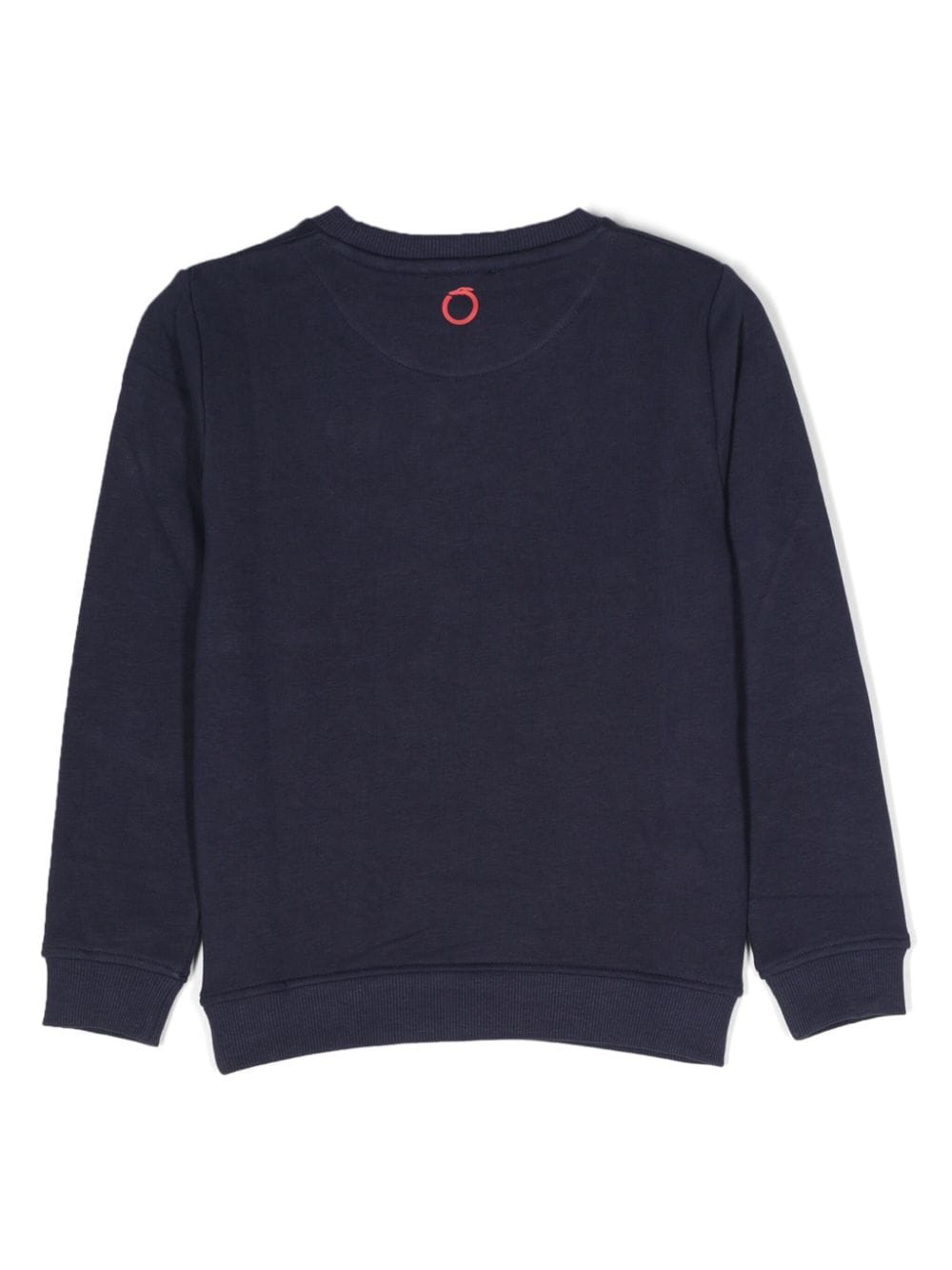 Felpa blu per bambino con logo rosso TIP24008FEK BL/RE Trussardi Kids 
