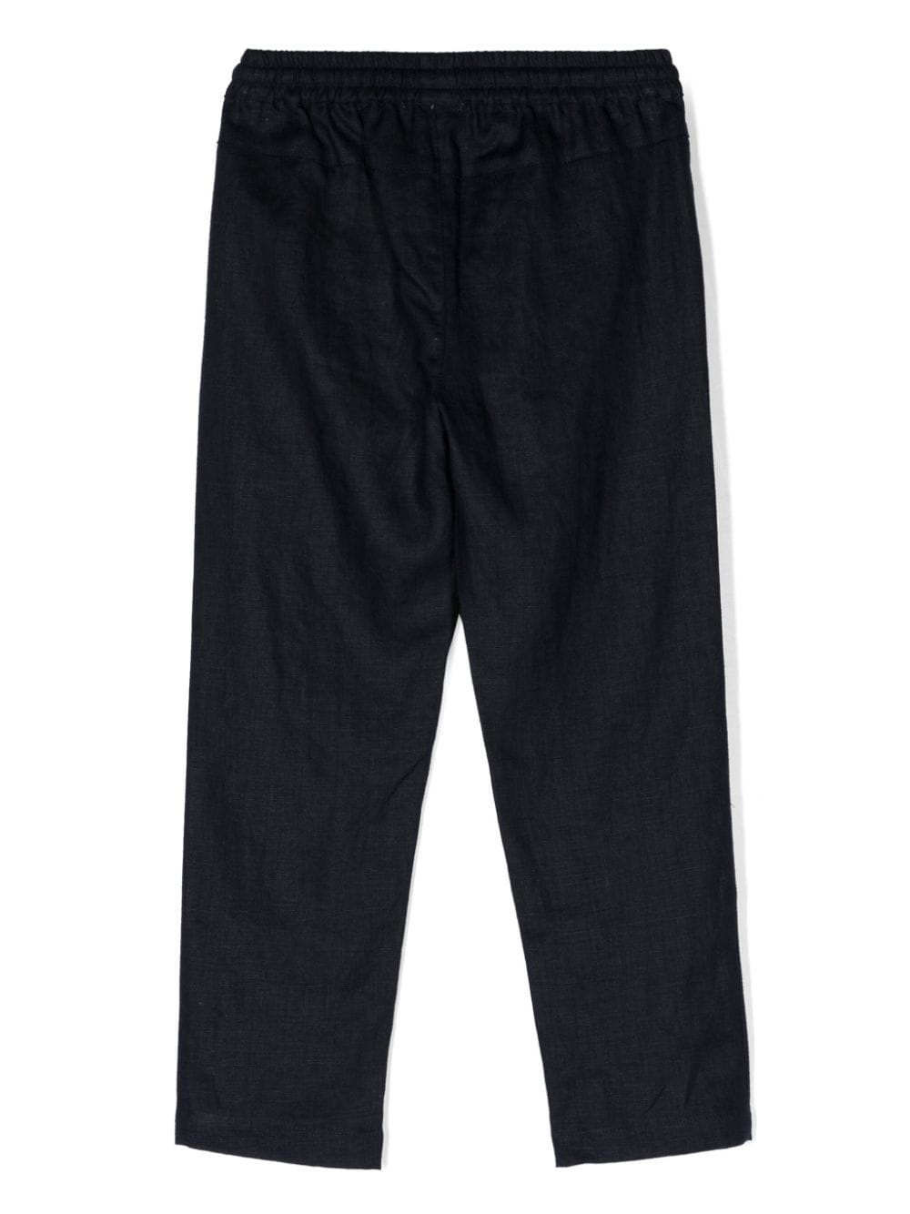 Pantalone blu navy per bambino in lino TIP24059PA BL Trussardi Kids 