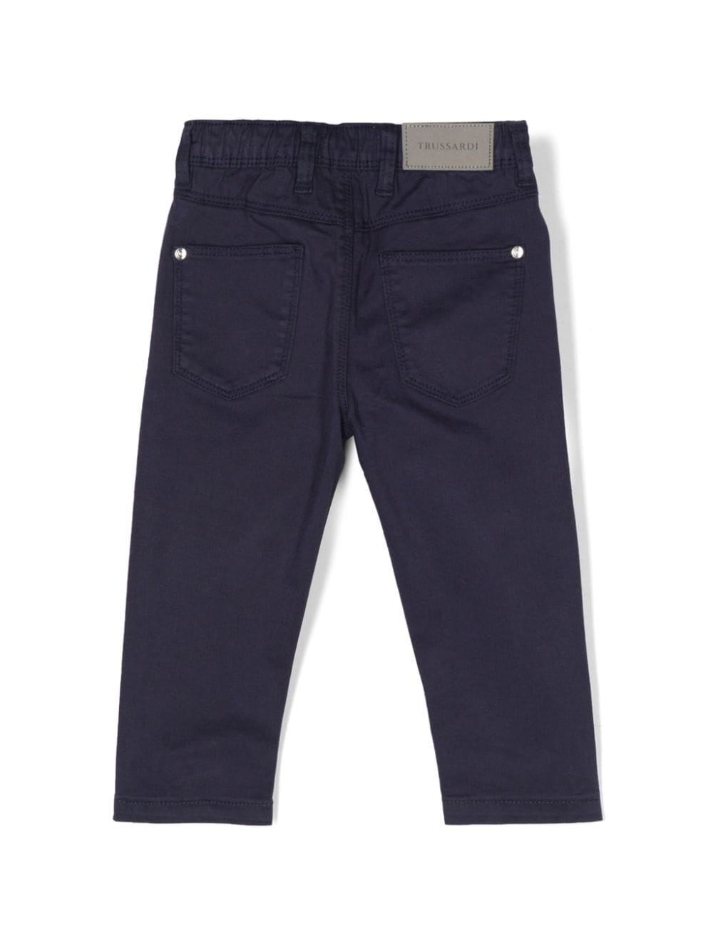 Blue baby trousers with logo
