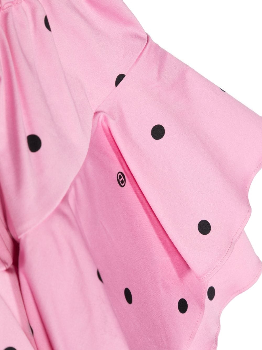 Pink polka dot skirt for girls