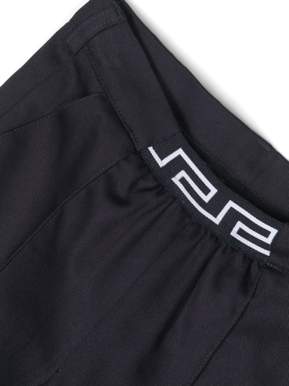 Pantalone blu per neonato con logo 10127331A09209 1U830 Versace Kids 