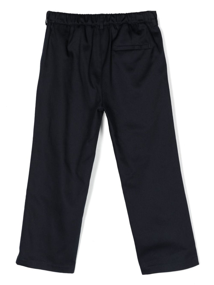 Pantalone blu per bambino con logo 10138311A09209 1U830 Versace Kids 