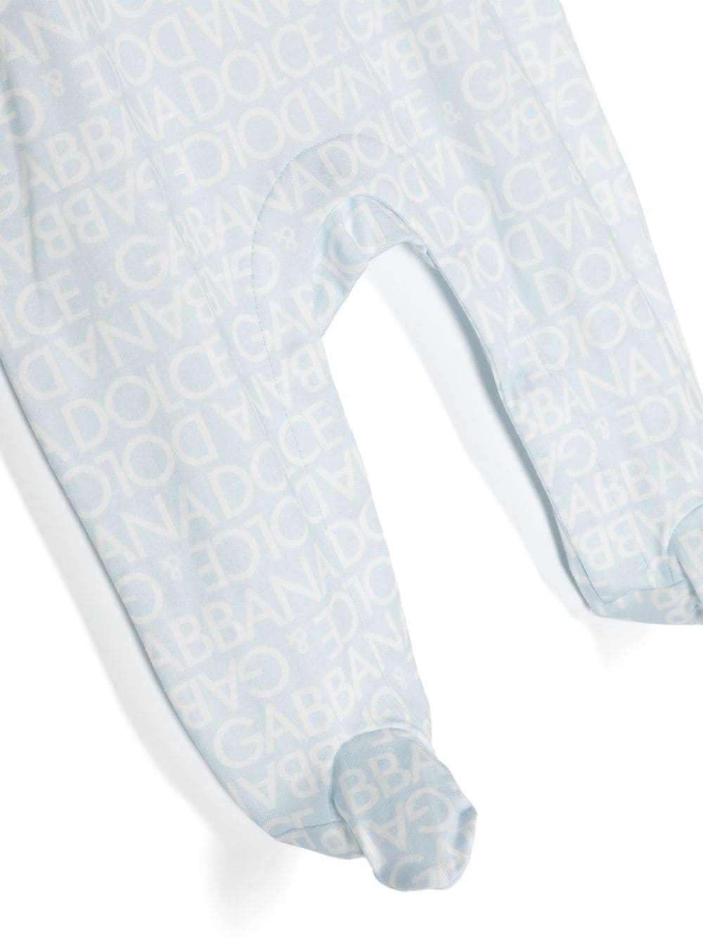 Light blue and white pajamas for newborns