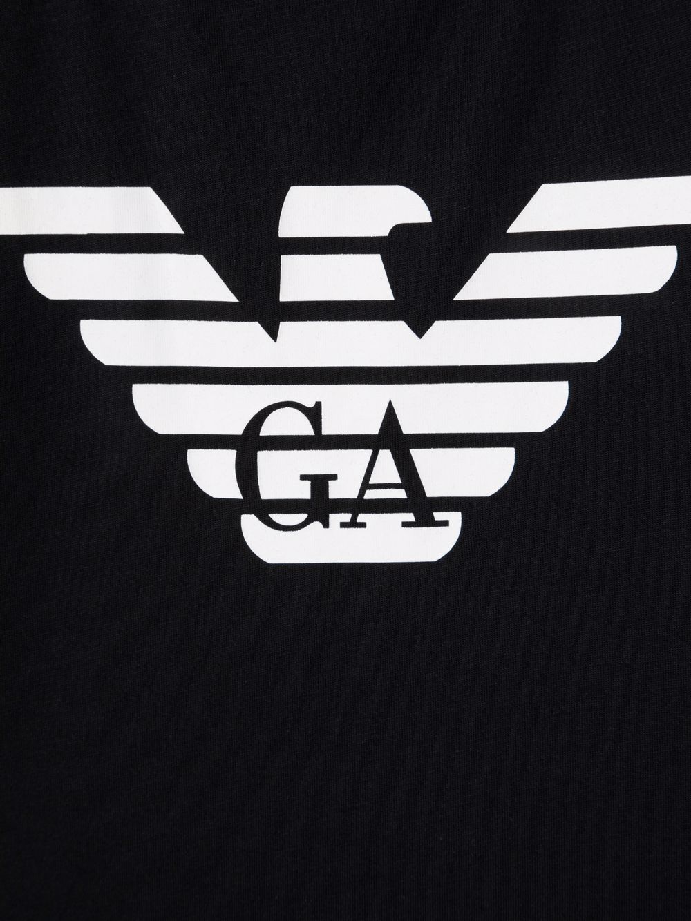 T-shirt blu per bambino con logo 8N4TN51JPZZ 0975 Emporio Armani Kids 