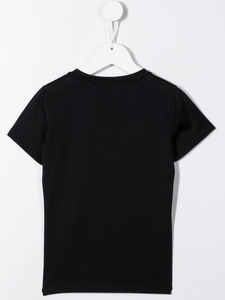 T-shirt blu per bambino con logo 8N4TN51JPZZ 0975 Emporio Armani Kids 