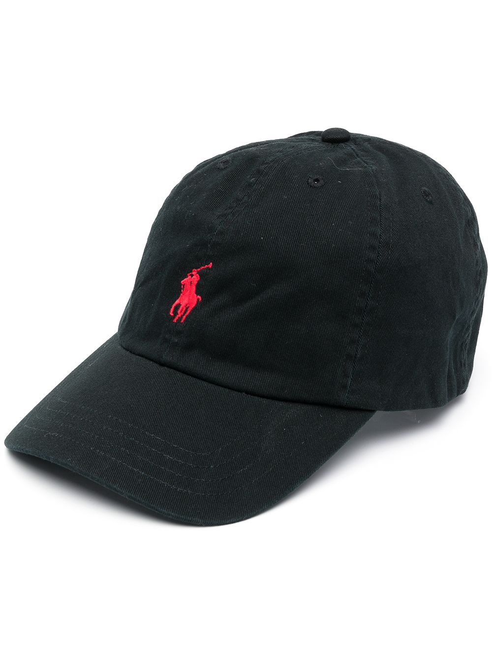 Cappellino nero per bambino con logo 321552489 005 Ralph Lauren Kids 