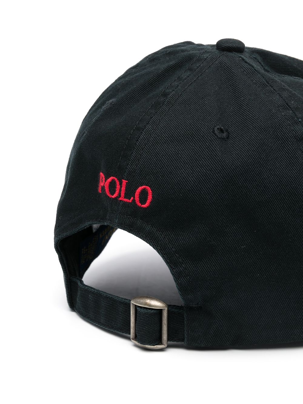 Cappellino nero per bambino con logo 321552489 005 Ralph Lauren Kids 