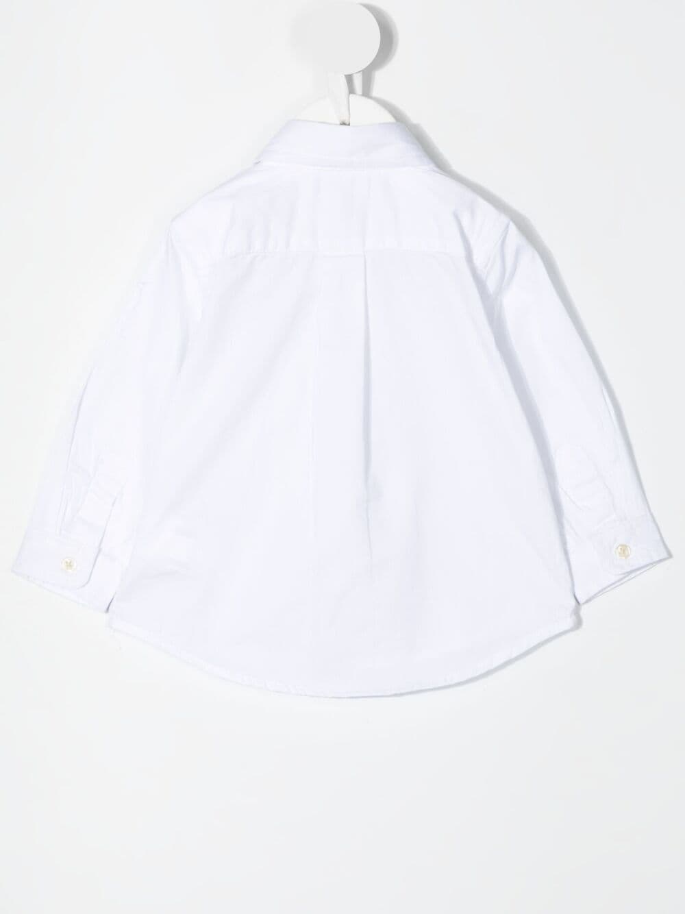 White shirt for newborns with logo
