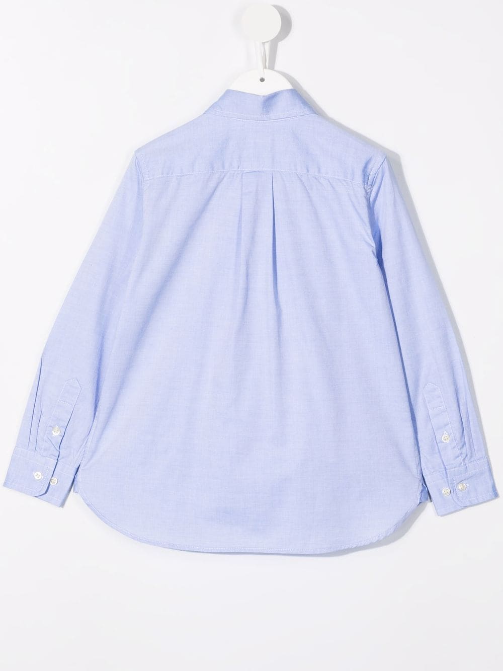 Camicia azzura per bambino con logo