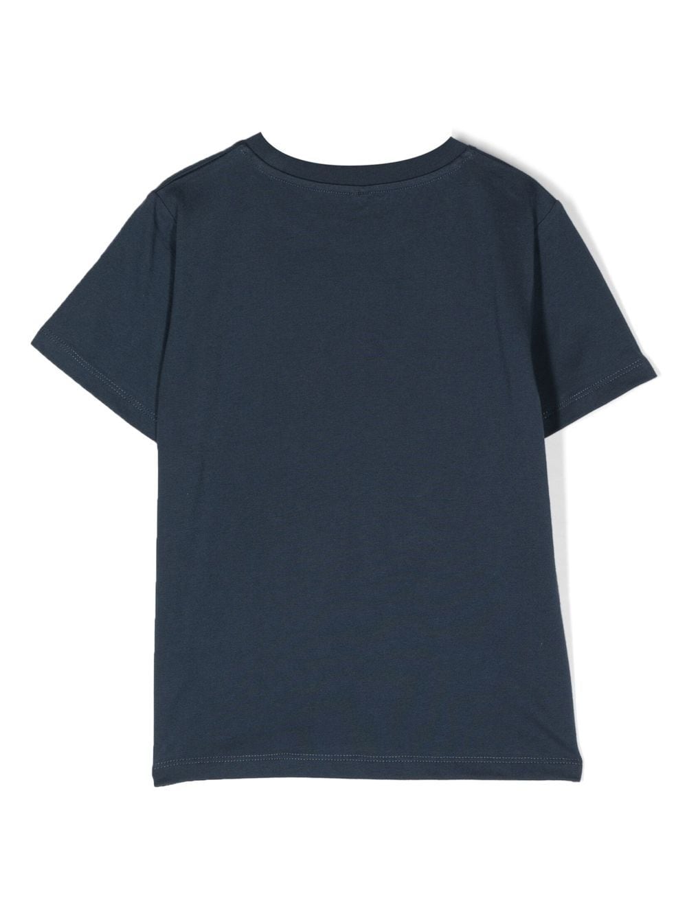 T-shirt blu per bambini con logo