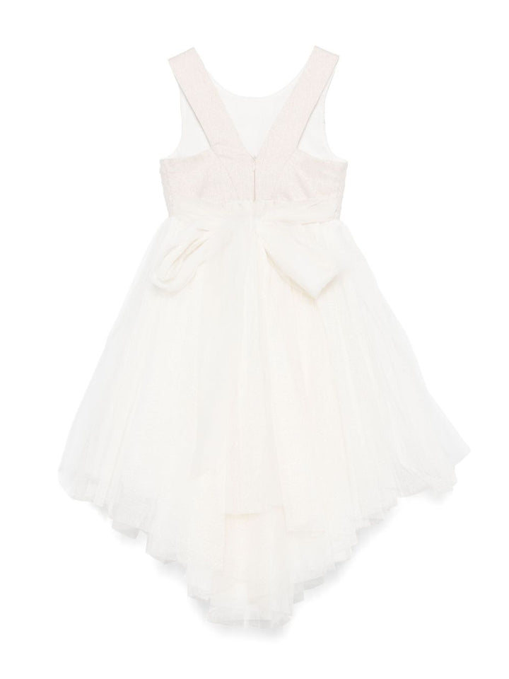 Abito bianco/oro per bambina 5032 001 Abel & Lula 