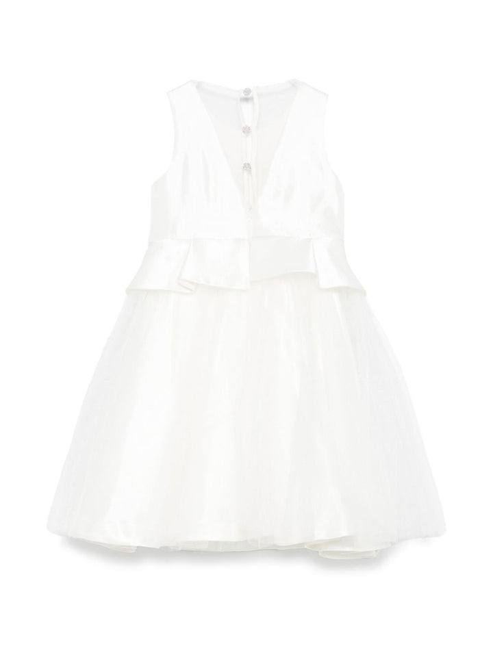 Abito bianco per bambina 5034 050 Abel & Lula 