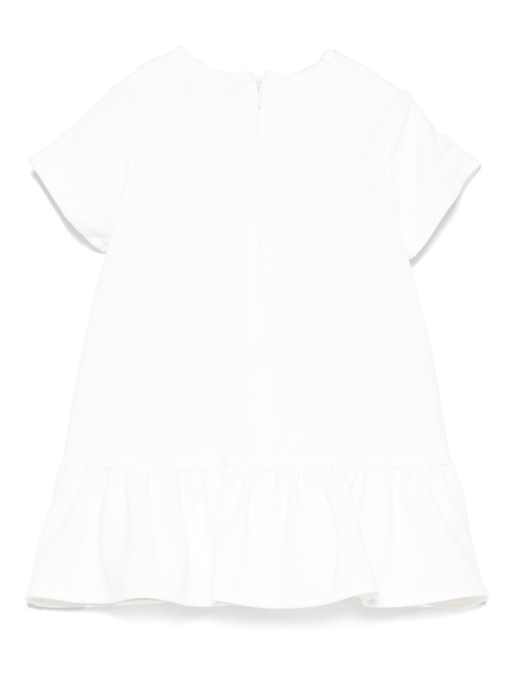 Abito bianco per neonata BW1031J0371 100NE Balmain Kids 
