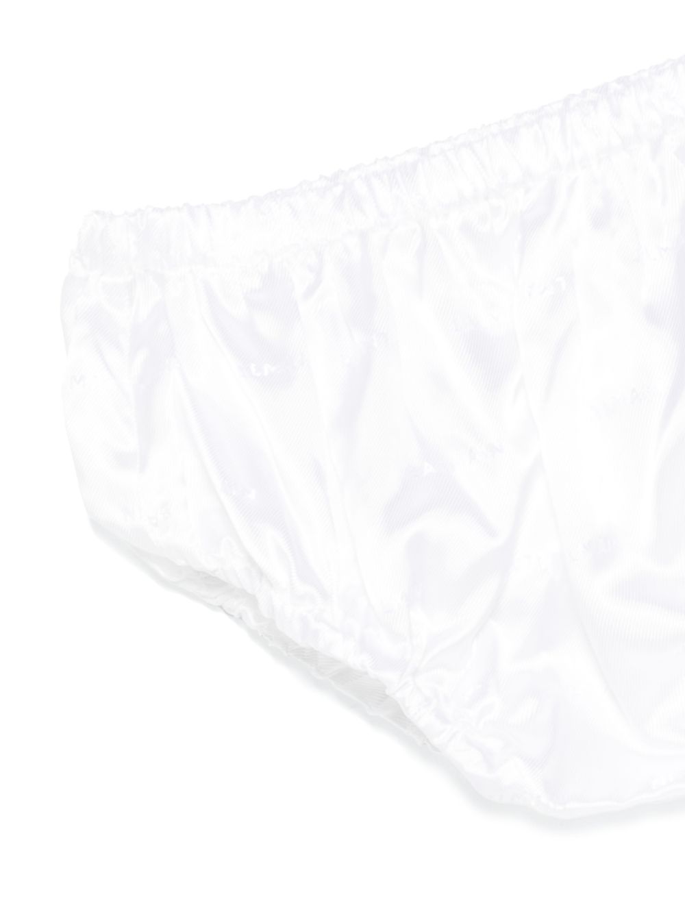 Abito bianco per neonata BW1031J0371 100NE Balmain Kids 