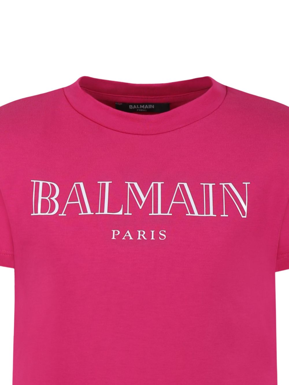 Abito fucsia per bambina BW1C01Z2389 50LBC Balmain Kids 