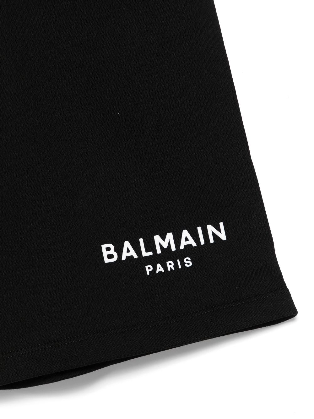 Bermuda nera per bambino BW6Q89Z0081 930BC Balmain Kids 