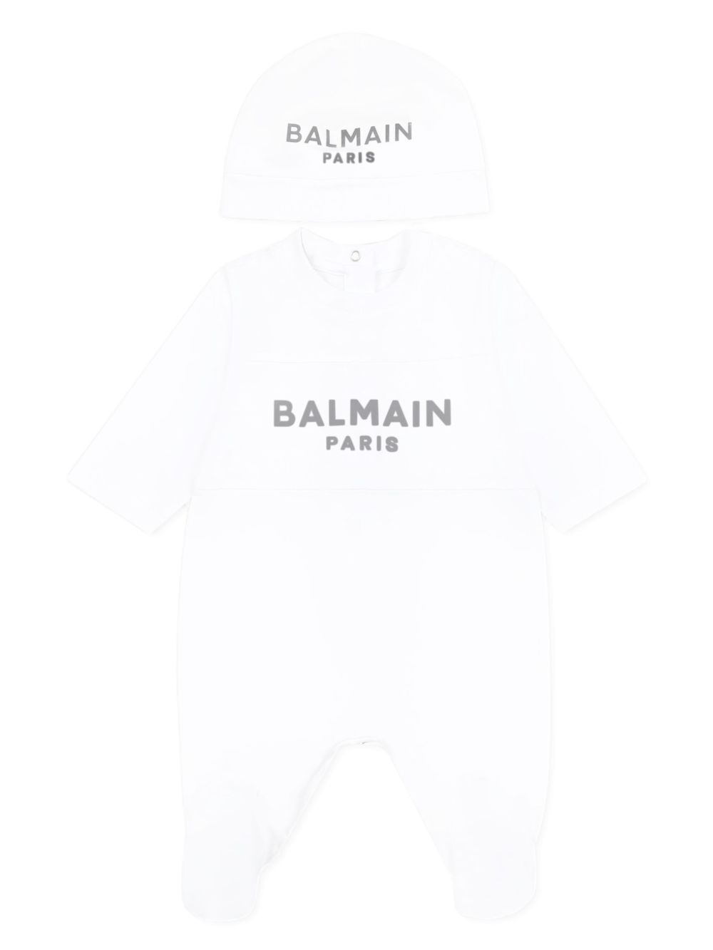 Tutina bianca per neonato BWB50AZ0082 100AG Balmain Kids 