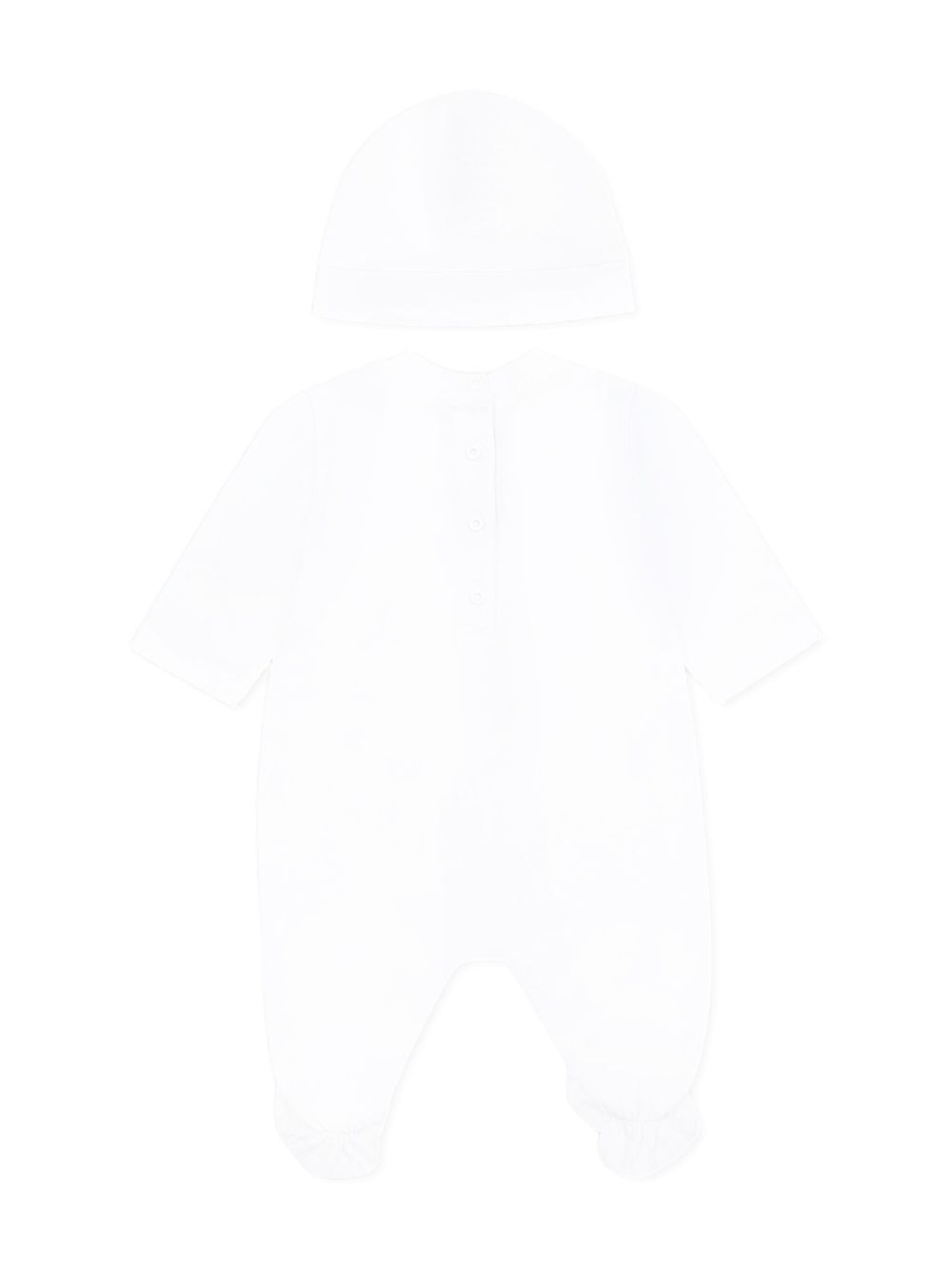Tutina bianca per neonato BWB50AZ0082 100AG Balmain Kids 