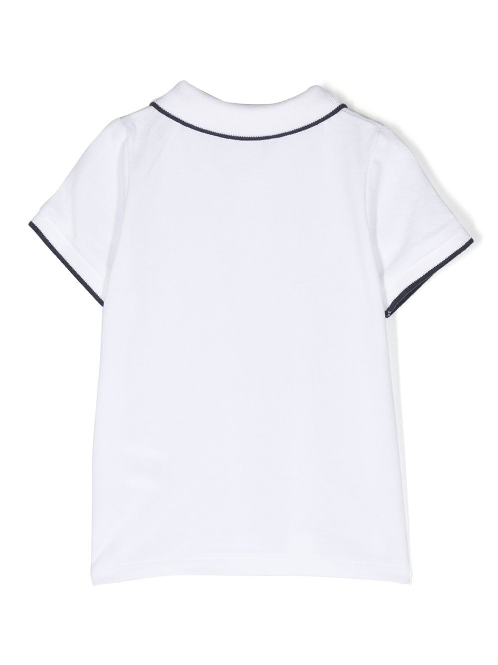 Polo bianco/nero per neonato J05P13 10P Boss Kids 