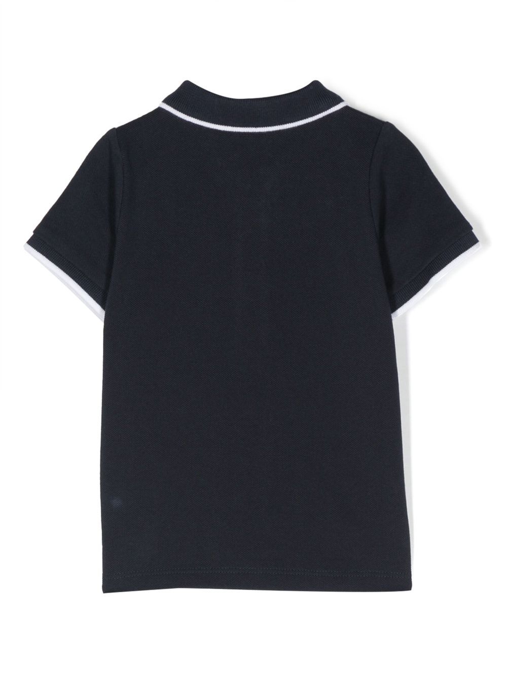 Polo blu navy/bianco per neonato J05P13 849 Boss Kids 